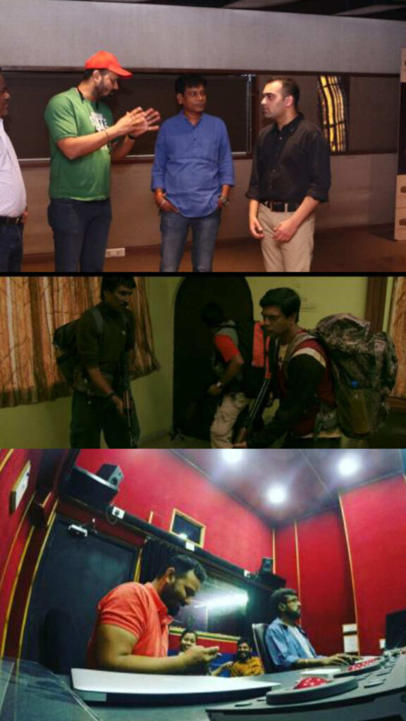 karan at the recording