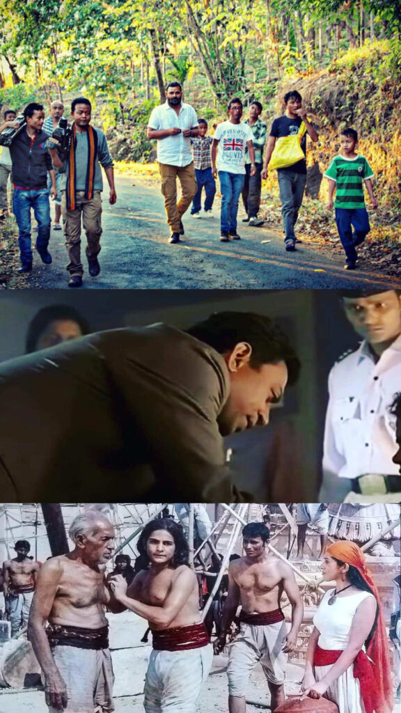 film shoot serial shoot and a film shoot